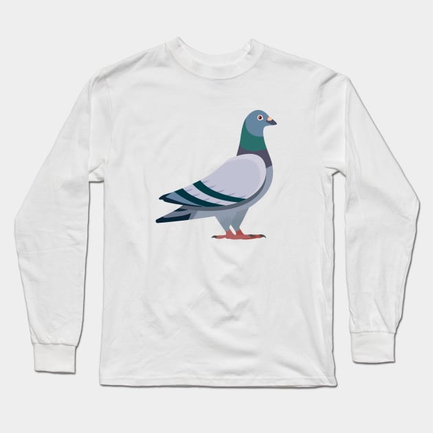 Pigeon Long Sleeve T-Shirt by NV